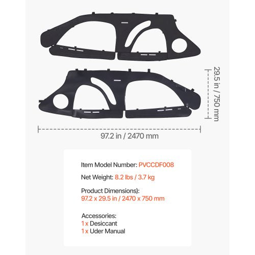 Cab Enclosure Upper Doors Compatible with Polaris RZR PRO 20202024Polaris