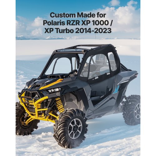 Cab Enclosure Upper Doors Compatible with Polaris RZR XP 1000XP Turbo