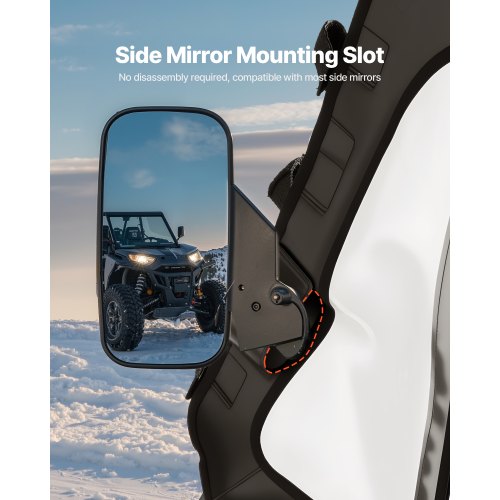 Cab Enclosure Upper Doors Compatible with Polaris RZR XP 1000XP Turbo
