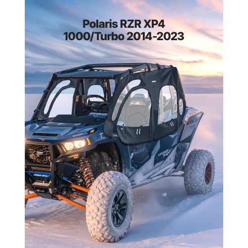 Cab Enclosure Upper Doors Compatible with Polaris RZR XP4 1000Turbo