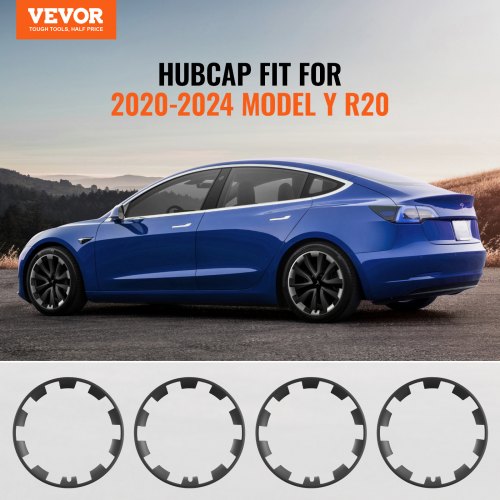 Wheel Rim Cover Hubcaps 20 in Model Y Fully Fit Hubcap with Snap Guard