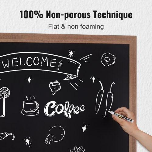 Magnetic Chalk Board Hanging Message Signs with Chalks Vintage Chalkboard