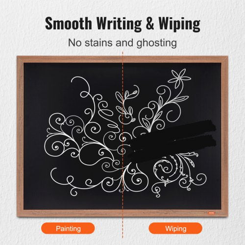 Magnetic Chalk Board Hanging Message Signs with Chalks Vintage Chalkboard