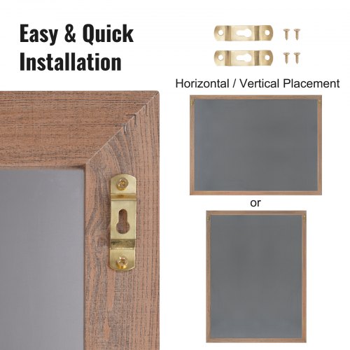 Magnetic Chalk Board Hanging Message Signs with Chalks Vintage Chalkboard