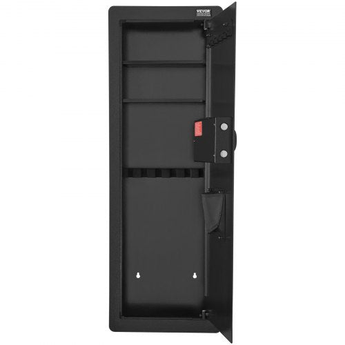 4291 Tall Wall Gun Safe 4Tier Hidden Gun Safe with Keypad Fingerprint