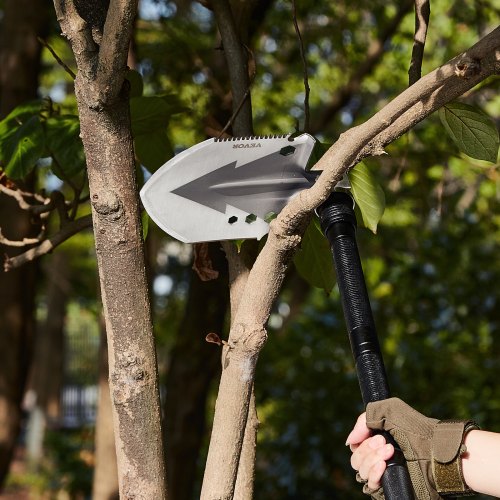Survival Shovel 11 in 1 Camping Shovel Folding Multitool Military Grade
