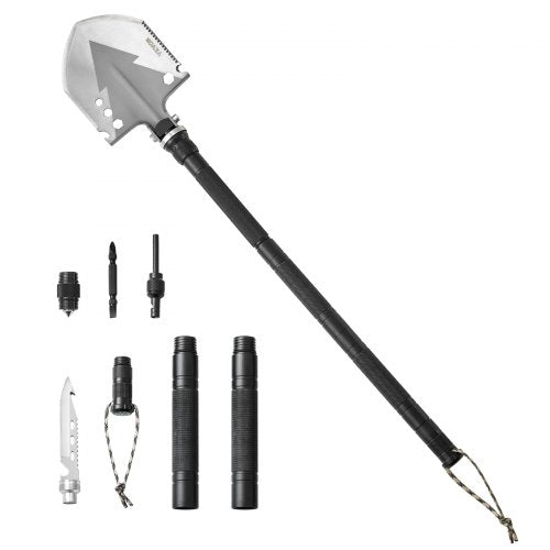 Survival Shovel 11 in 1 Camping Shovel Folding Multitool Military Grade
