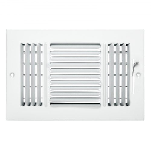 6 x 10 Inch Floor Registers 6Pack Floor Vents HVAC 3Direction Iron Vent
