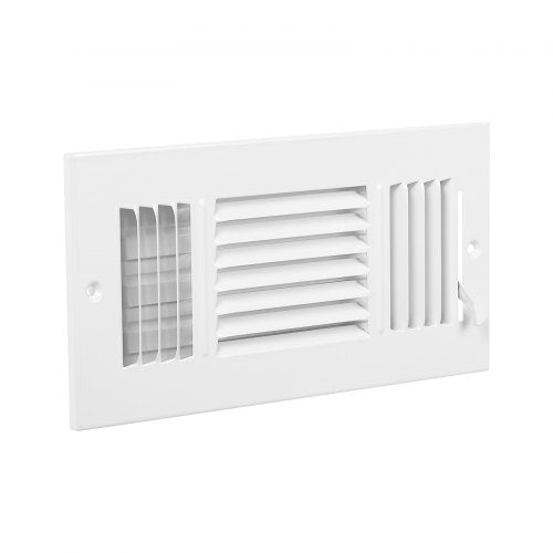 4 x 10 Inch Floor Registers 6Pack Floor Vents HVAC 3Direction Iron Vent