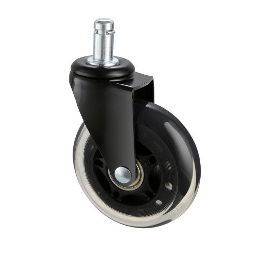 Office Chair Wheels Set of 5 - 3 inch Caster Wheels Replacement for Hardwood