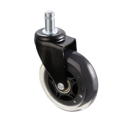 Office Chair Wheels Set of 5 - 3 inch Caster Wheels Replacement for Hardwood