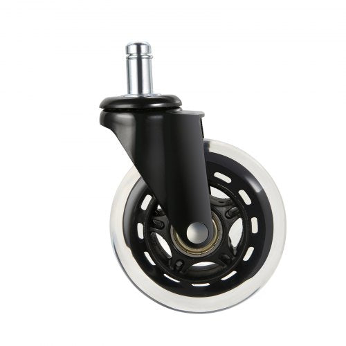Office Chair Wheels Set of 5 - 3 inch Caster Wheels Replacement for Hardwood