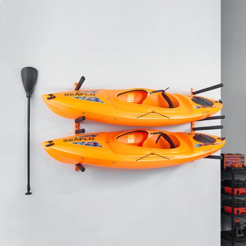 Wall Kayak Storage Rack 4Capacity Wall Mounted Kayak Holders for Kayak