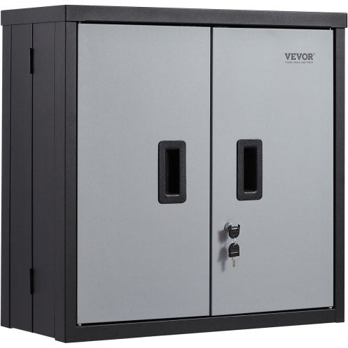 Foldable Wall Cabinet Metal Garage Locker Mounted 26 Small Tool Chest 240
