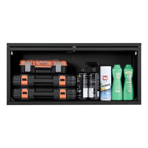 Metal Wall Cabinet 2756W x 1201D x 1402H Inch Floating Garage Tool