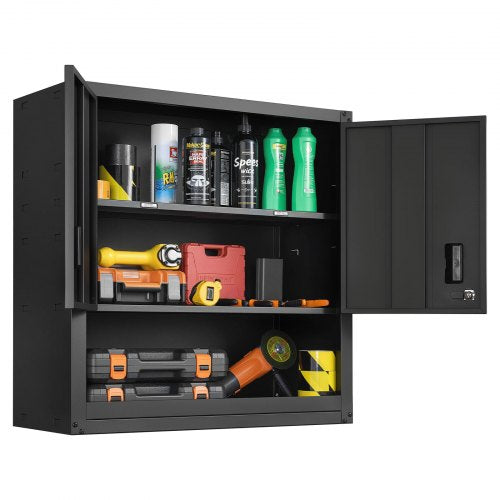 Metal Wall Cabinet 30W x 1201D x 30H Inch Steel Floating Hanging Storage