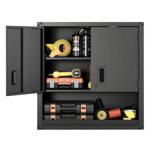 Metal Wall Cabinet 30W x 1201D x 30H Inch Steel Floating Hanging Storage