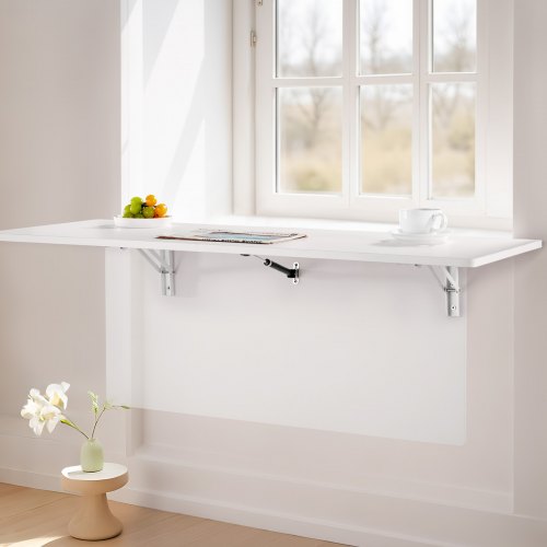 Wall Mounted Folding Table 433 x 18 inches Wall Mount Table Floating Desk