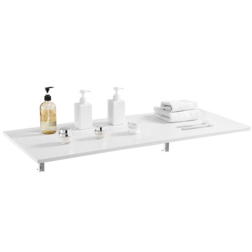 Wall Mounted Folding Table 433 x 18 inches Wall Mount Table Floating Desk