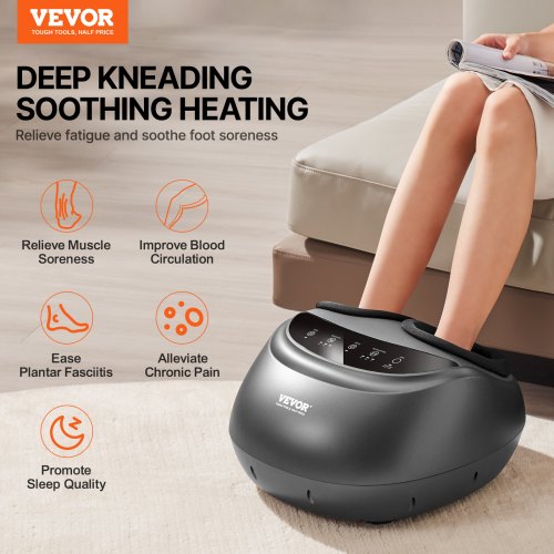 Foot Massager Machine with Heat DeepKneading Compression and Shiatsu