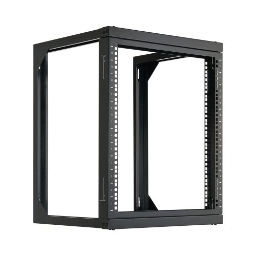 12U Wall Mount Server Rack 150 lbs Max Load Capacity Open Frame Network