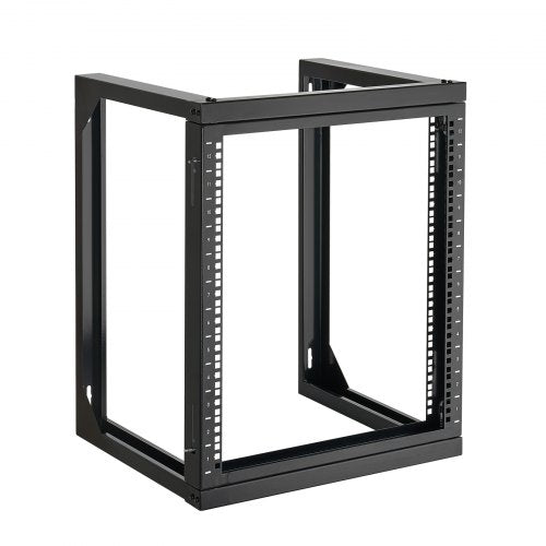 12U Wall Mount Server Rack 150 lbs Max Load Capacity Open Frame Network