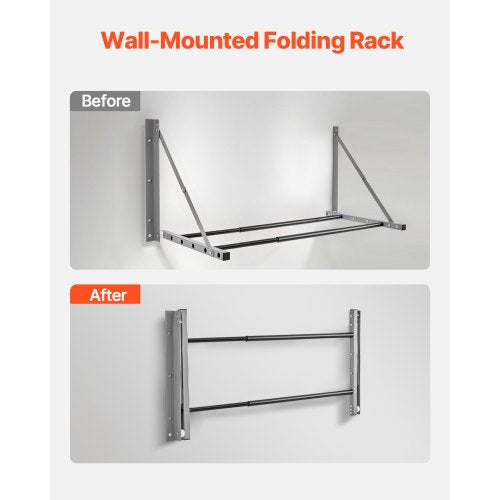 Wall Mounted Folding Tire Rack 32 – 48 Adjustable Tire Rack Q235
