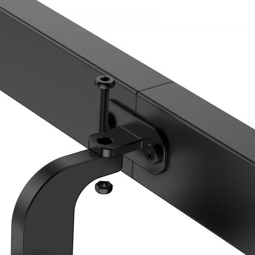 Wall Mounted Stair Handrail 15ft Black Aluminum Staircase Handrail Indoor