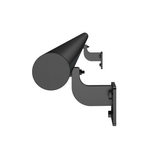 Wall Mounted Stair Handrail 4ft Pipe Staircase Handrail Black Galvanized