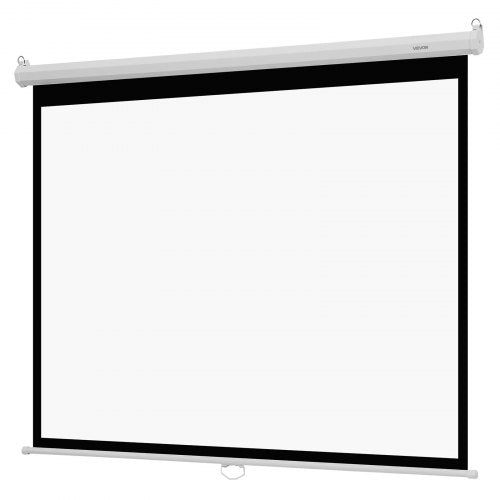 Manual Projector Screen 72 inch 43 4K 1080 HD Retractable Pull Down Projector