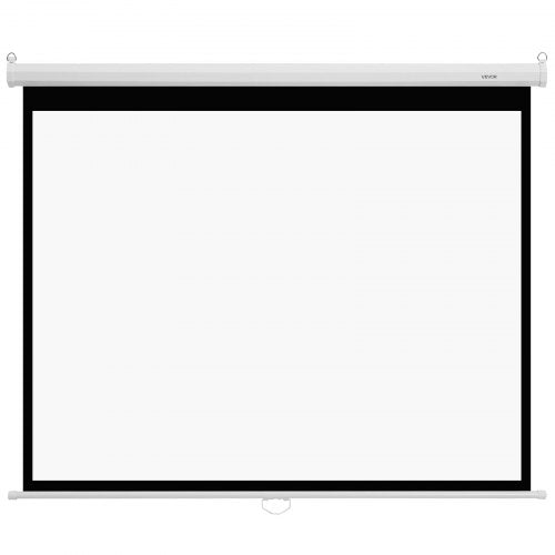 Manual Projector Screen 72 inch 43 4K 1080 HD Retractable Pull Down Projector