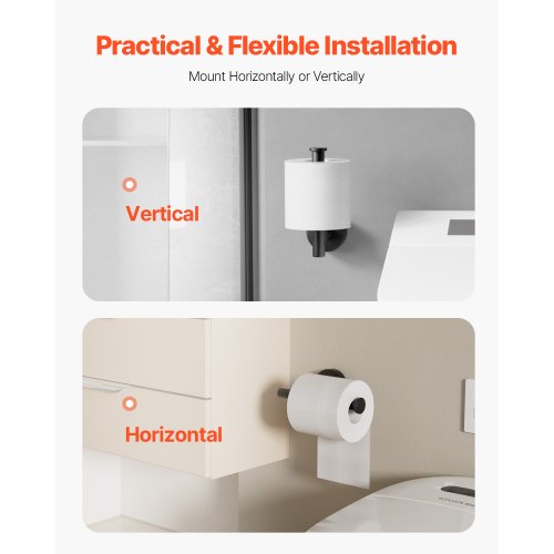 Toilet Paper Holder Fits Mega Rolls Size Premium Stainless Steel Rustproof