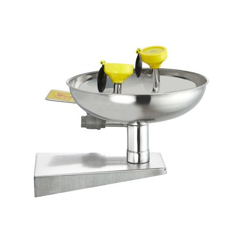 Emergency Eye Wash Station Stainless Steel WallMounted Eyewash Unit First