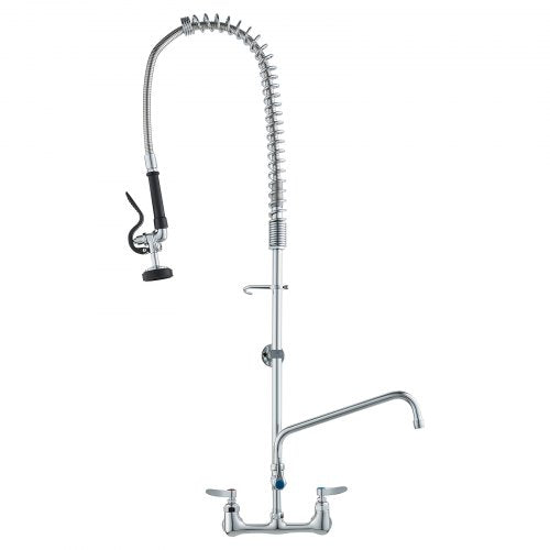Industrial Sink Faucet 44 Tall 8 Apart 12 Rotating Spout Wall