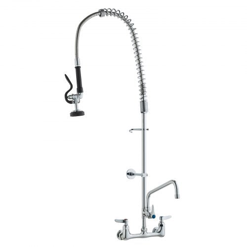 Industrial Sink Faucet 44 Tall 8 Apart 12 Rotating Spout Wall