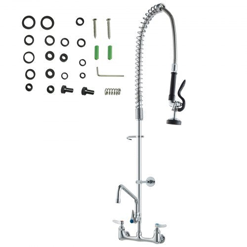 Industrial Sink Faucet 44 Tall 8 Apart 12 Rotating Spout Wall