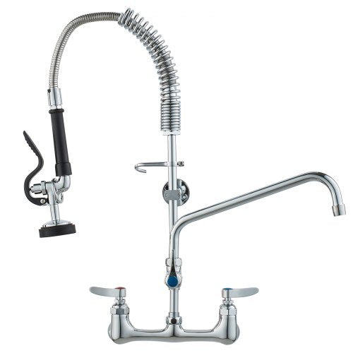 WallMounted Kitchen Faucet 25 Tall 8 Center Distance 12 Rotatable