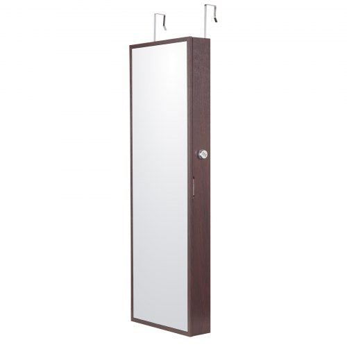 Mirror Jewelry Cabinet 4252Inch Tall Lockable Jewelry Cabinet Armoire