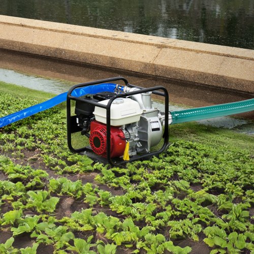 Suction Hose Kit for Water Pump with 2 in x 50 ft Blue Backwash Hose 20 ft