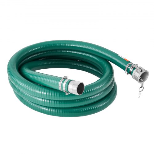 Suction Hose Kit for Water Pump with 2 in x 50 ft Blue Backwash Hose 20 ft