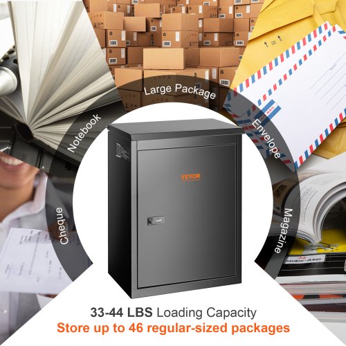 Package Delivery Boxes for Outside 154 x 106 x 205 Galvanized Steel