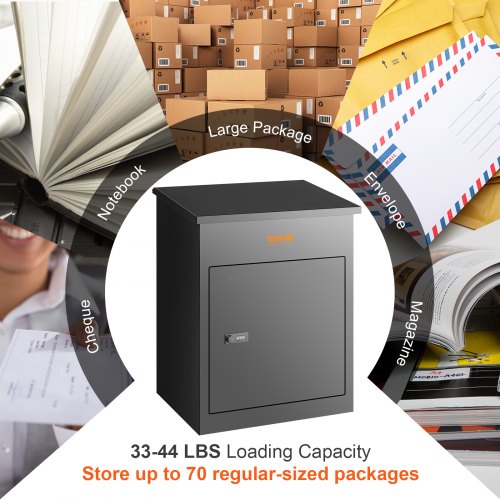 Package Delivery Boxes for Outside Extra Large Mailbox with Coded Lock