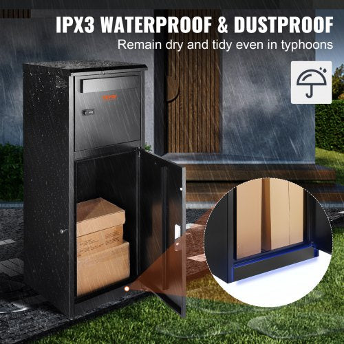 Package Delivery Boxes for Outside 162x158x44 Galvanized Steel Package