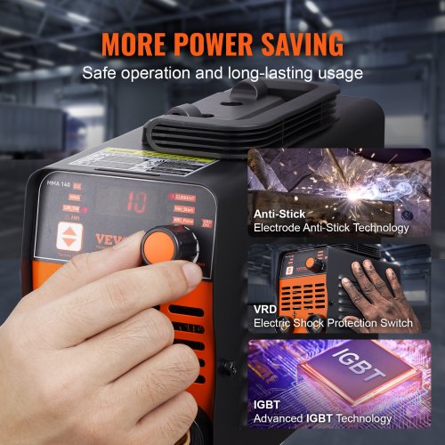 Stick Welder 140A ARCLift TIG 2IN1 Welding Machine with IGBT Inverter