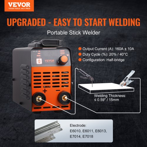 Stick Welder 160A ARCLift TIG 2IN1 Welding Machine with IGBT Inverter