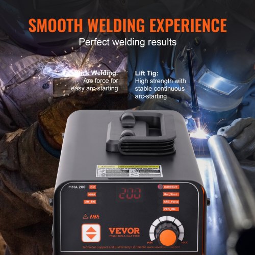 Stick Welder 200A ARCLift TIG 2IN1 Welding Machine with IGBT Inverter