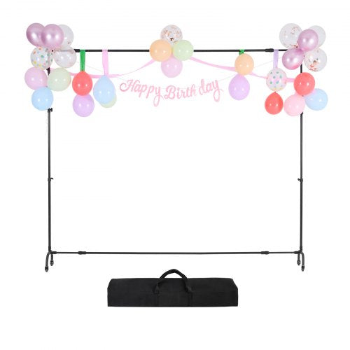 Backdrop Stand with Wheels 7 x 10 ft Adjustable Photo Backdrop Stand Kit