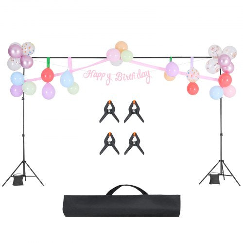 Backdrop Stand 65 x 10 ft Adjustable Photo Backdrop Stand Kit Portable