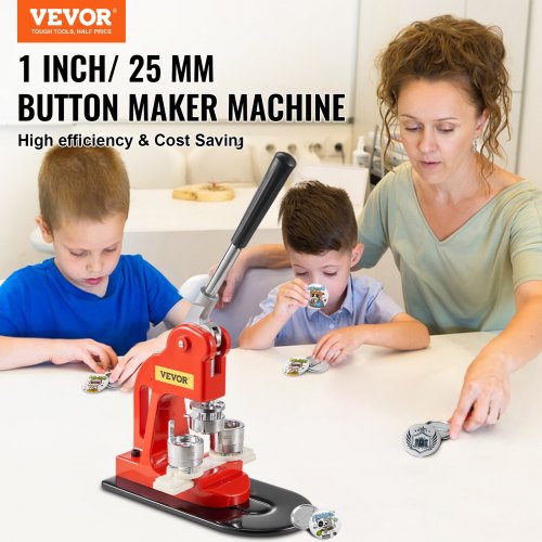 Button Maker Machine 25mm / 1 inch Badge Punch Press Kit Children DIY
