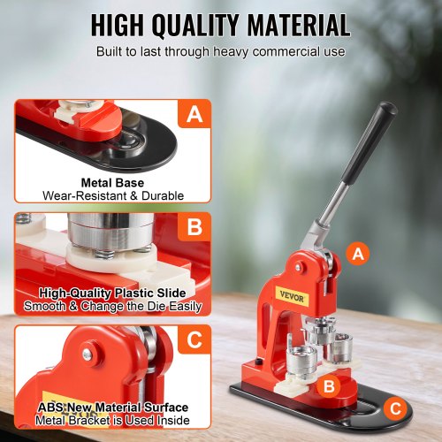 Button Maker Machine 25mm / 1 inch Badge Punch Press Kit Children DIY